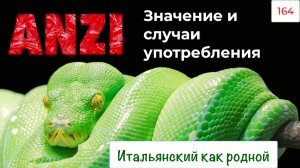 Без ANZI в итальянском никак нельзя – 164