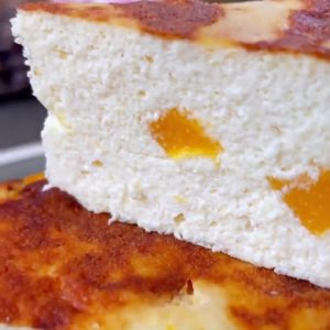 🥮 Фруктовая запеканка с творогом