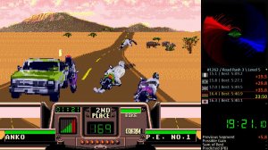 Спидран «Road Rash 3» в категории «Level 5» за 29:46.5 IGT [WR]