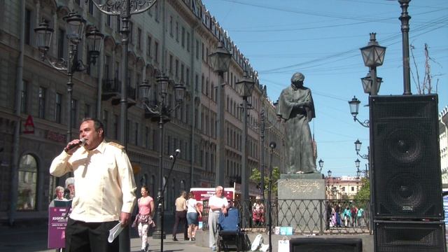 Выступление Александра Новикова на  Невском проспекте