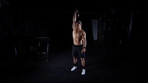 Жимовой швунг гири одной рукой / Single Arm Kettlebell Push Press