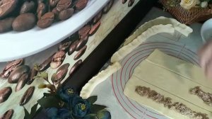 Готовлю мясной пирог из слоёного теста! Обзор.