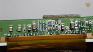 AVDD is not present. LCD panel repair.