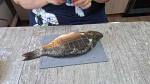 ЗАПЕЧЁННЫЙ ЗЕРКАЛЬНЫЙ КАРП В ДУХОВКЕ. Вкуснее этой рыбы просто не бывает. 😋