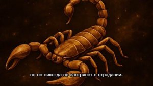 Скорпион Никогда не причиняйте ему боль жизнь ответит сама. Его молчание страшнее мести