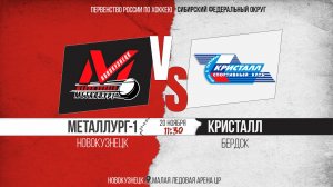 20.11.2025г. МЕТАЛЛУРГ (Новокузнецк)-КРИСТАЛЛ (Бердск). Первенство России. Юноши  2010 г.р.