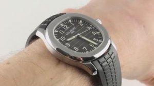 Обзор роскошных часов Patek Philippe Aquanaut 5167A-001