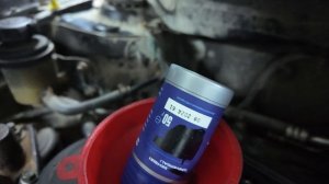 Промываем двигатель перед его "смертью"