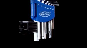 Набор шестигранников угловых коротких 9 предметов, 1,5-10 мм Licota 2HW10091DPM