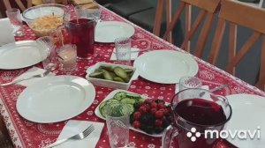 Готовим Пасту с фрикадельками. Накрыли стол.