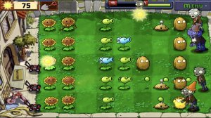 Зомби против растений. 9 уровень