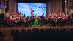 "На кургане" (муз.А.Петрова, сл.Ю.Друниной) Илона Ананьина, оркестр "Душа России"