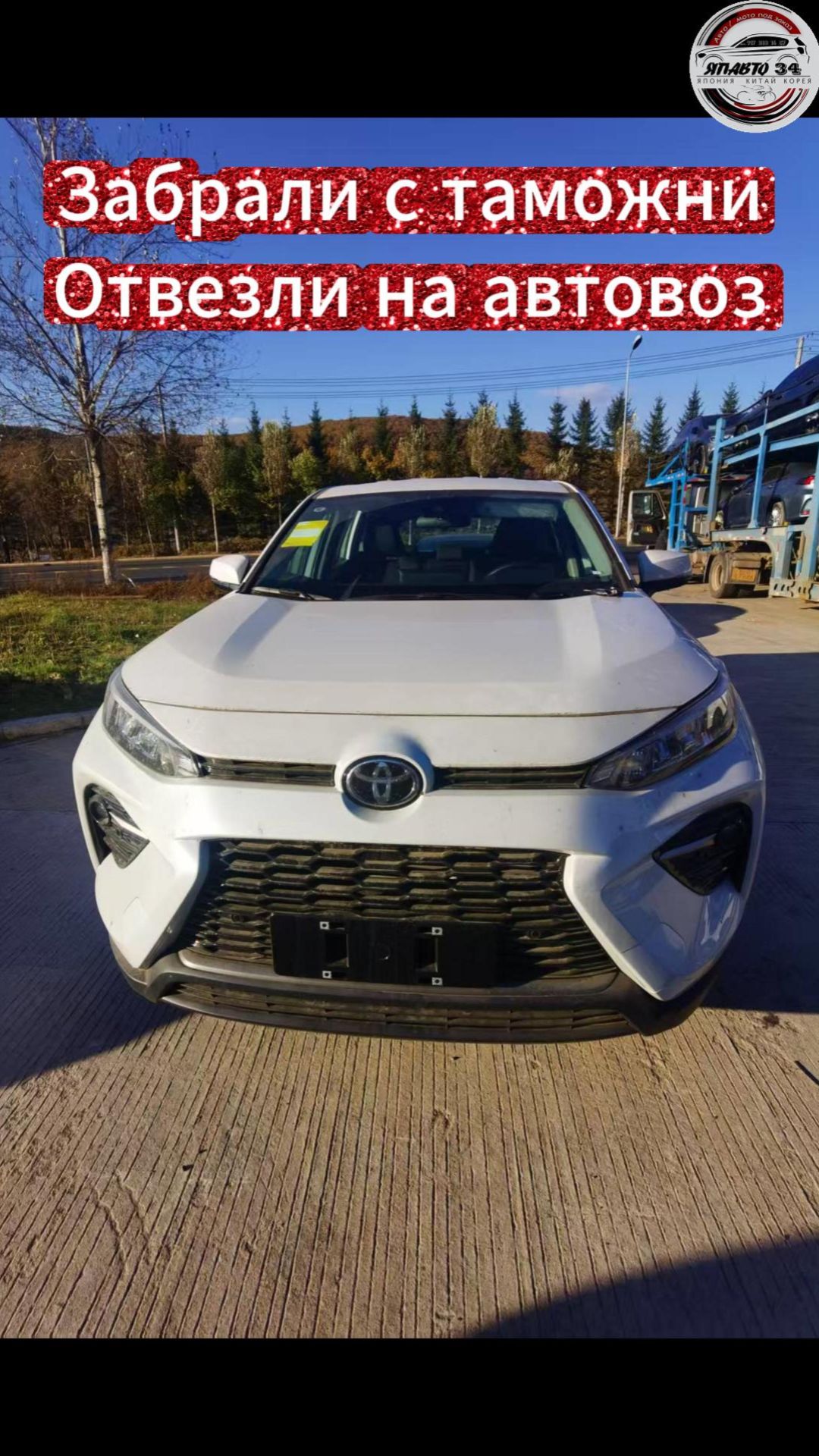 Toyota Wildlander с таможни на автовоз смотреть онлайн