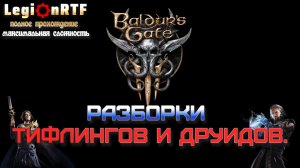 Разборки тифлингов и друидов. Baldur's Gate 3. Серия 2.