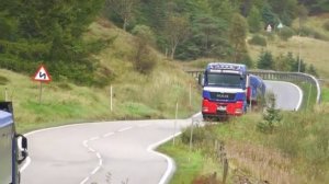 Грузовики в Шотландском нагорье - A85