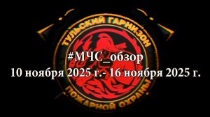 #МЧСОбзор 10-16 ноября
