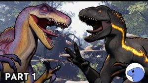 Спинораптор vs Индораптор| Анимация часть 1 (перезалив с Ютуба)