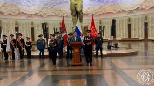 Торжественное построение, посвященное принятию клятвы кадета.