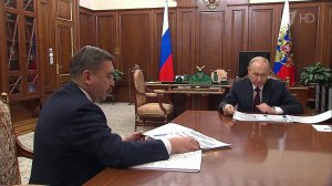 Владимир Путин принял в Кремле председателя Федерации независимых профсоюзов России.