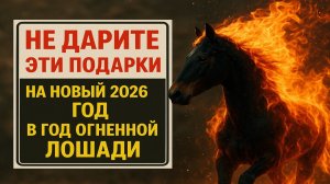Не дарите эти подарки на Новый 2026 год Огненной Лошади, иначе запустите опасные перемены в доме