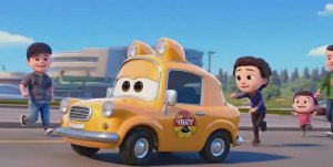 Детская песенка Автофеерия: веселые гонщики на старте мультик