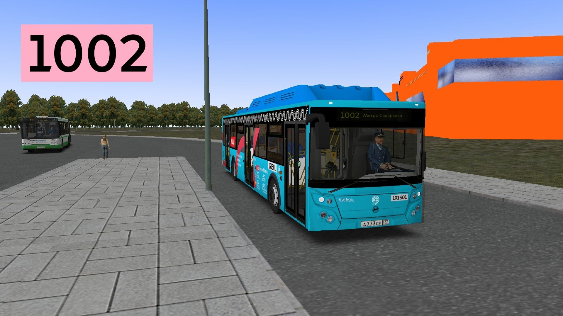 OMSI 2: Автобус №1002 Метро Саларьево - Посёлок совхоза Крёкшино смотреть онлайн