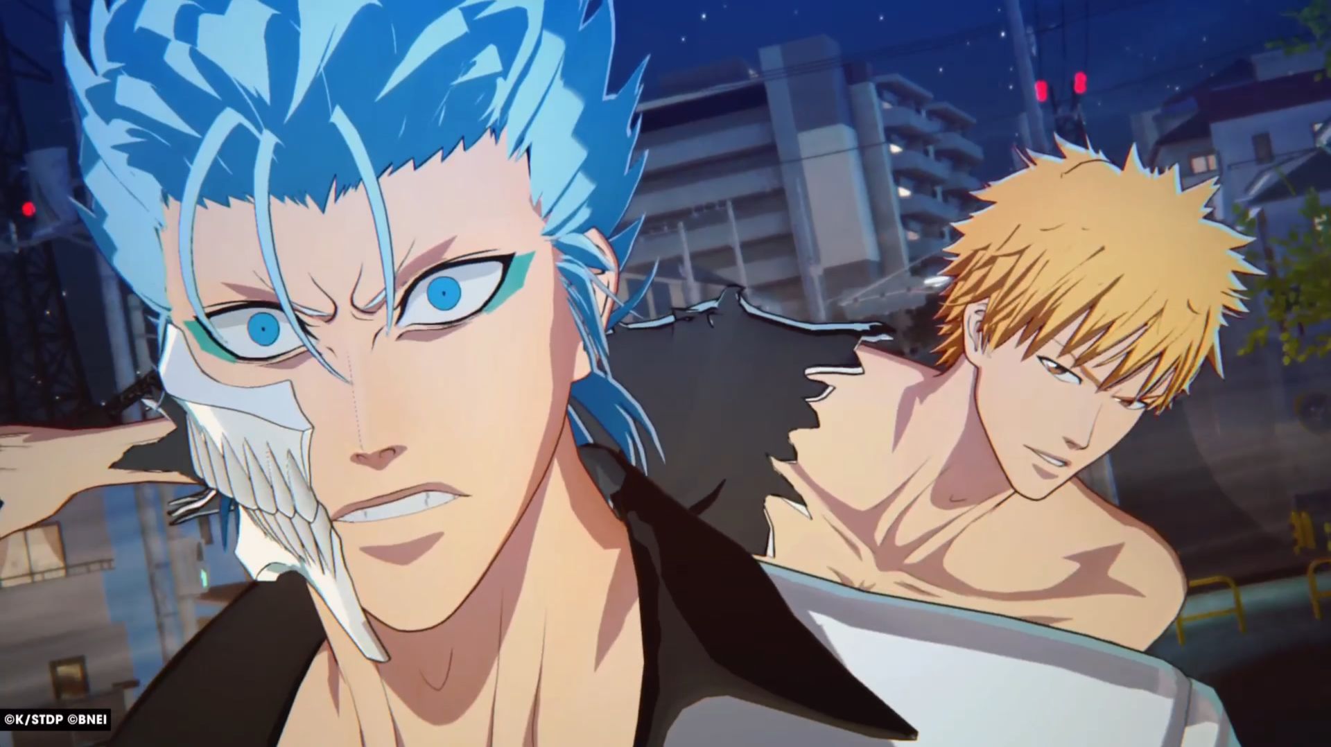 Ичиго Куросаки против Гримджоу Джагерджака (Bleach Rebirth of Souls)