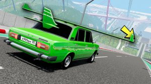 КАКАЯ МАШИНА ПРЫГНЕТ ДАЛЬШЕ С ОГРОМНОГО ТРАМПЛИНА В BEAM NG DRIVE!