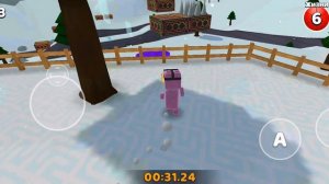 миссия Тристопио паркур в снежной долине