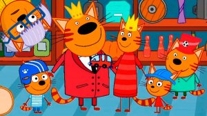 ТРИ КОТА - СТРОЙКА ДОМИКА ДЛЯ БАБУШКИ - МУЛЬТИК ДЛЯ ДЕТЕЙ ТРИ КОТА