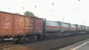 ВЛ80с-1051 с грузовым поездом. Станция Толоконцево 2017 г.