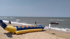 Надеваем парашют, готовимся к полету над Азовским морем в станице ГОЛУБИЦКАЯ