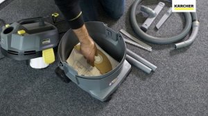 Распаковка профессионального пылесоса сухой и влажной уборки NT 22/1 Ap L