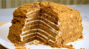 Медовик за 12 минут! Теперь вы будете готовить коржи только так! Ленивый медовик Без раскатки коржей