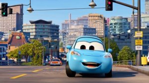 Детская песенка Задорные машинки мультик