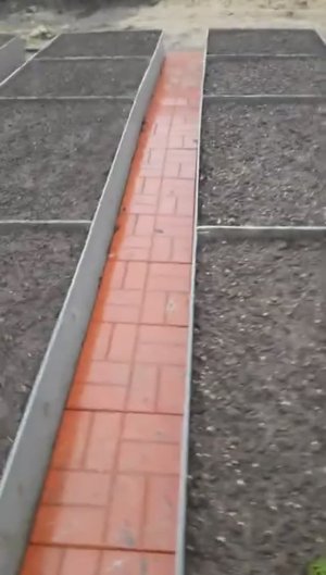 Грядки из плоского шифера