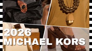📍 MICHAEL KORS - ДЕТАЛИ коллекции весна-лето 2026: сумки, обувь и аксессуары  в Нью-Йорке SS26