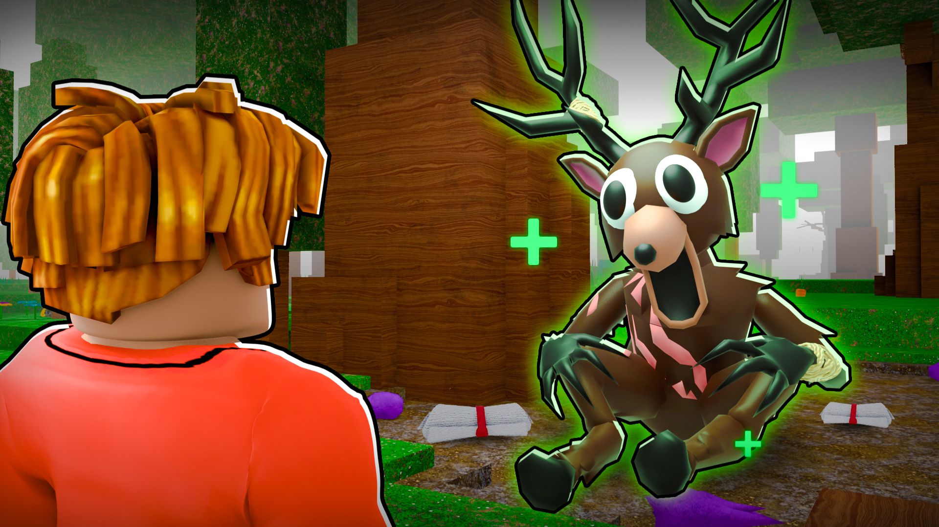 Я СПАС Оленя От СЕКРЕТНОГО БОССА! 😱 99 Nights in the Forest в Роблокс