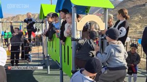 В Ботлихском районе окрыли новую благоустроенную площадку