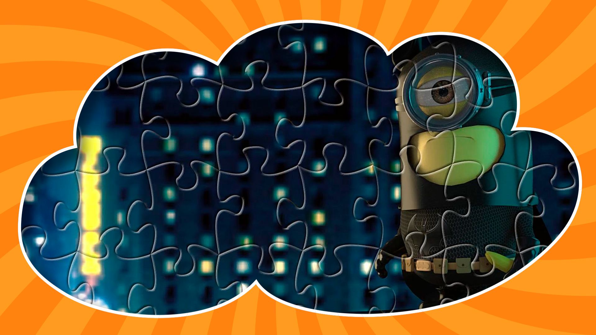 ⭐МИНЬОНЫ Бэтмен - собираем пазлы⭐KIDS ZONE PARTY