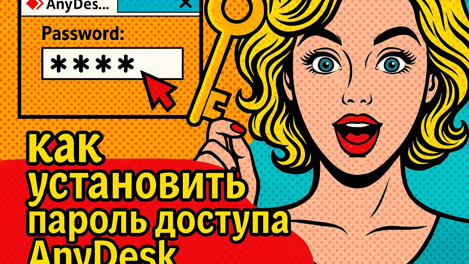Как установить пароль доступа anydesk смотреть онлайн