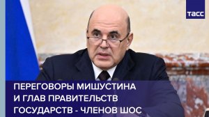 Переговоры Мишустина и глав правительств государств - членов ШОС
