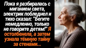 Жизненные Истории/Бегите немедленно, только не говорите детям,- тихо сказал электрик и тогда