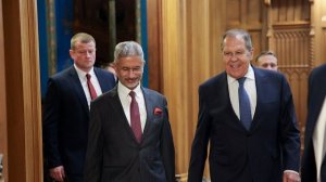 С.В.Лавров с Министром иностранных дел Республики Индия С.Джайшанкаром, Москва, 17 ноября 2025 года