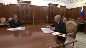 Путин проводит встречу с председателем ФНПР