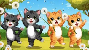 Песенка для детей,Песенки для детей, Песенка про котят и одуванчики