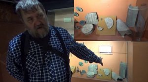 Китайская черепица в экспозиции Красноярского краевого краеведческого музея