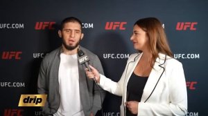 Интервью с Исламом Махачевым за кулисами | UFC 322