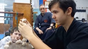 "Туми иши" в клубном додзё.