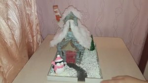 Новогодняя поделка в садик или школу